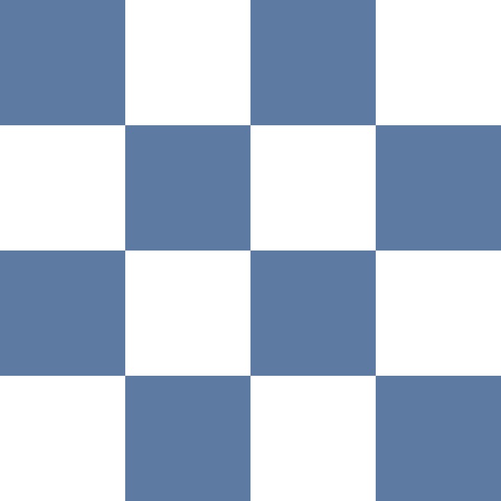 Blue-Gray and White Checkerboard