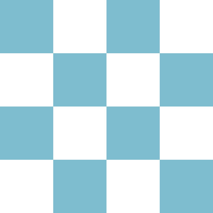 Baby Blue and White Checkerboard