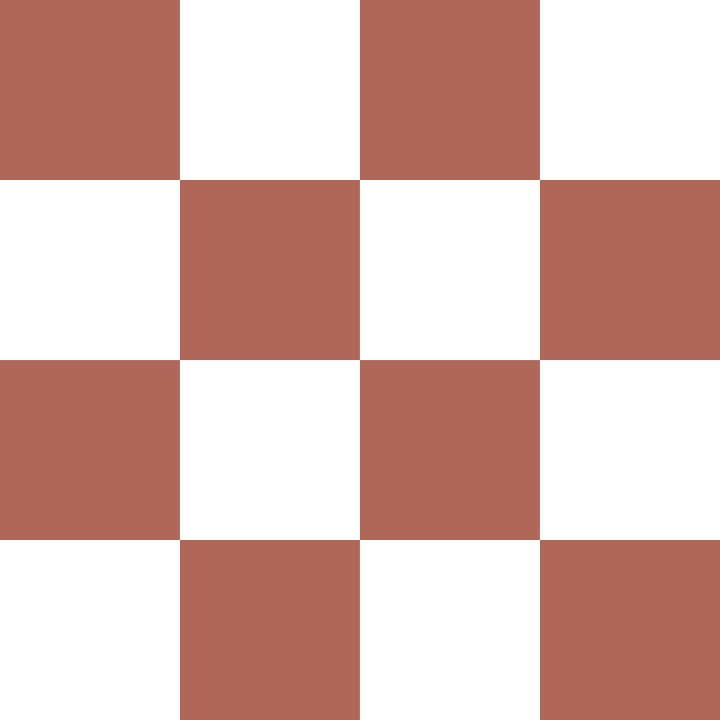 Santa Fe Red and White Checkerboard