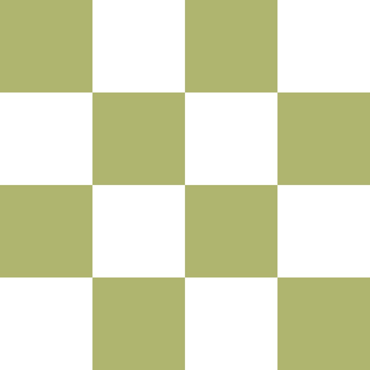 Gimblet Green and White Checkerboard