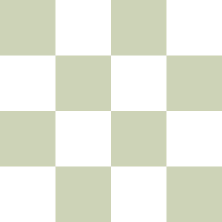 Pastel Green and White Checkerboard