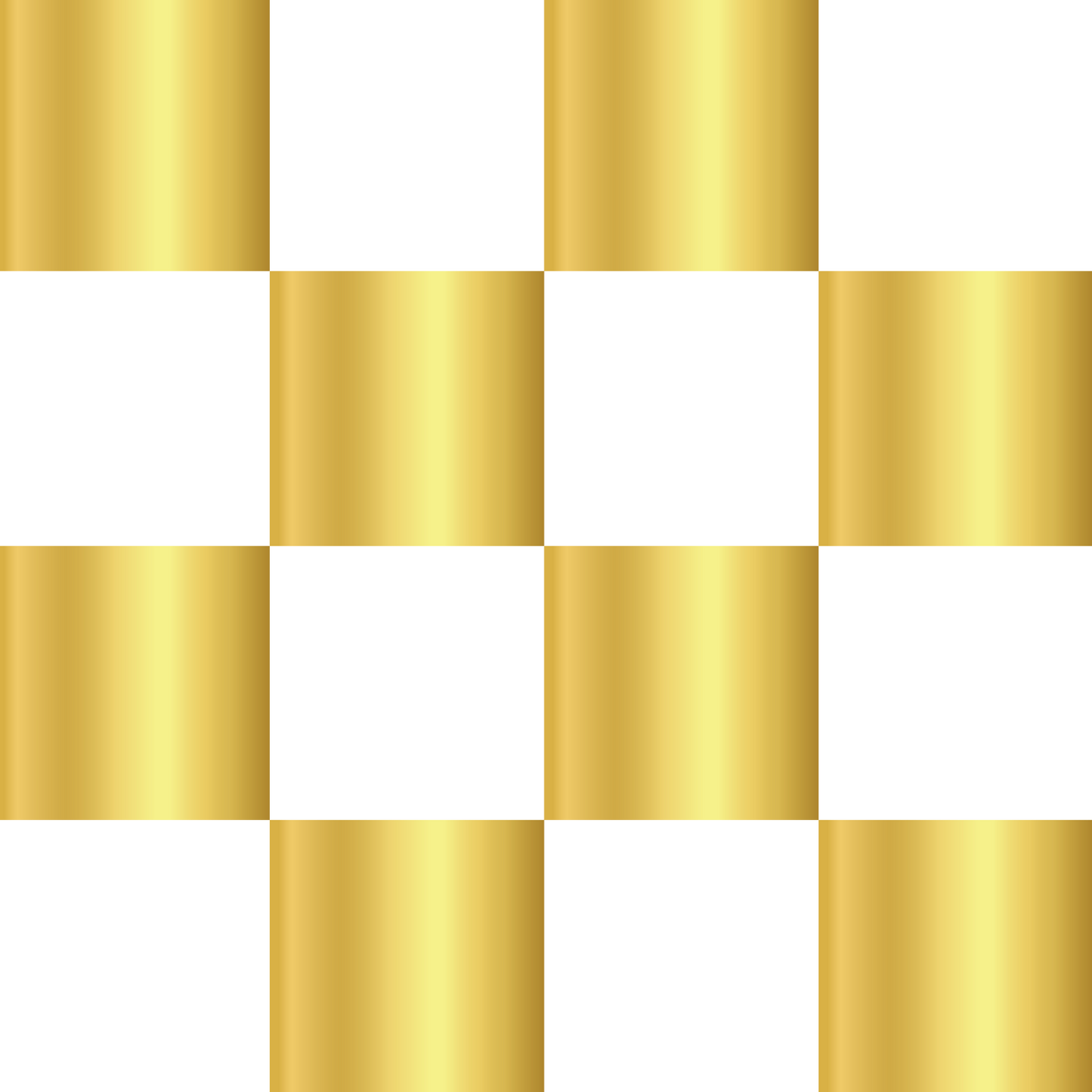 Gold and White Checkerboard