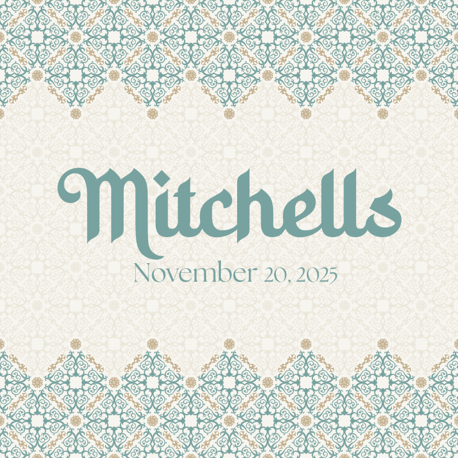 Blue and Gold Ornament Pattern