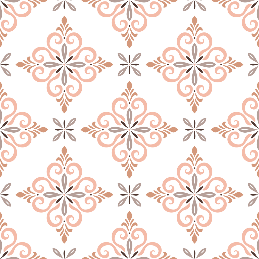 Pink Diamond Motif Pattern