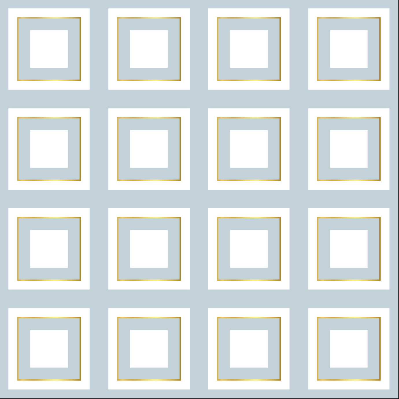 Gold Border Tile Pattern