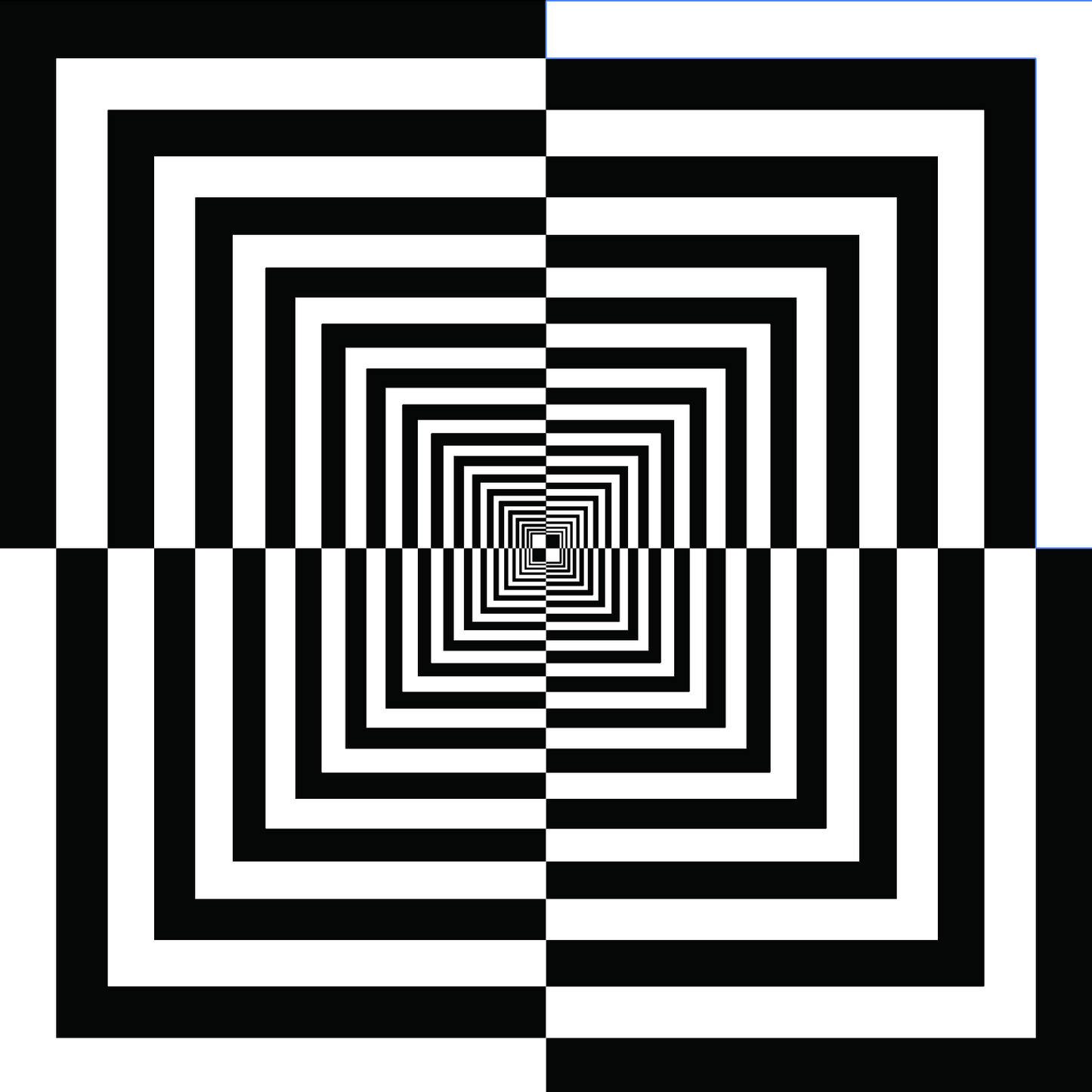 Black and White Optical Illusion