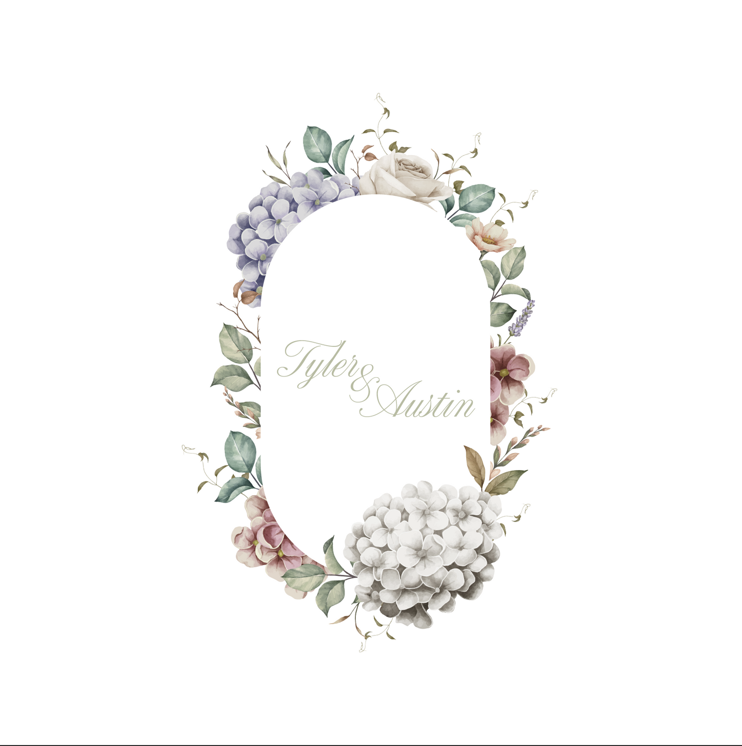 Floral Capsule Monogram