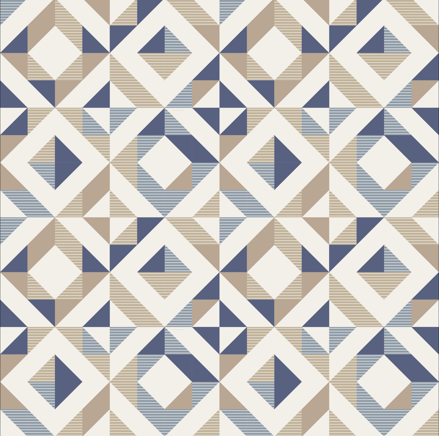 Abstract Diamond and Square Checkerboard
