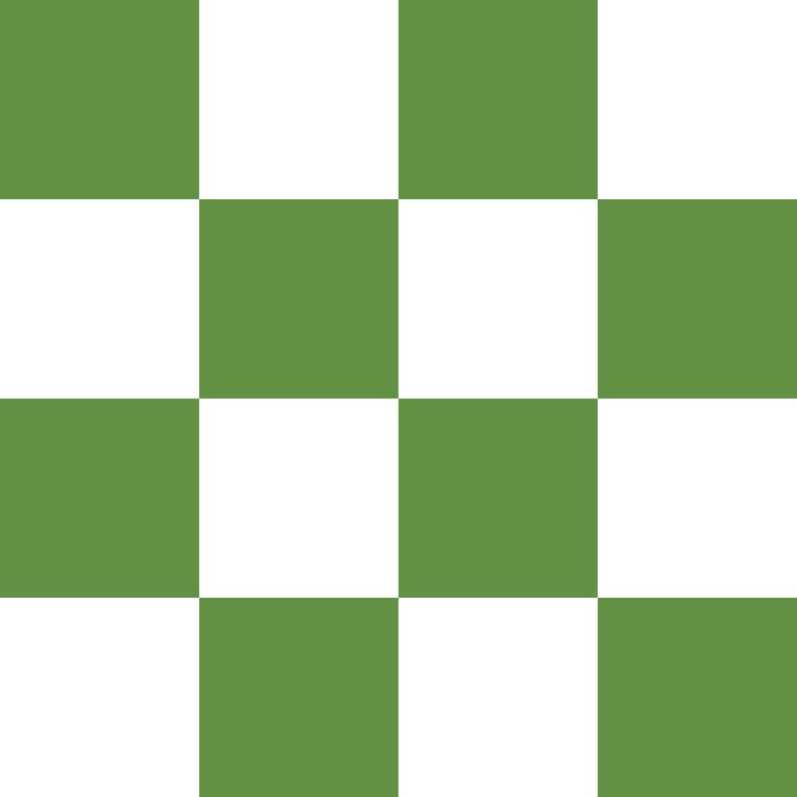 Sea Green and White Checkerboard