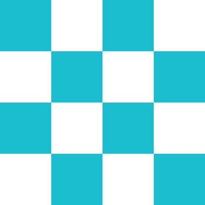 Light Blue and White Checkerboard