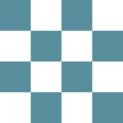 Light Green-Blue and White Checkerboard