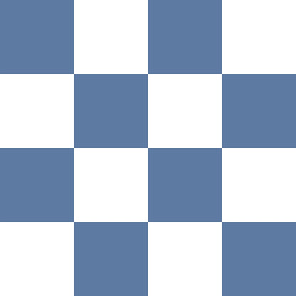 Blue-Gray and White Checkerboard