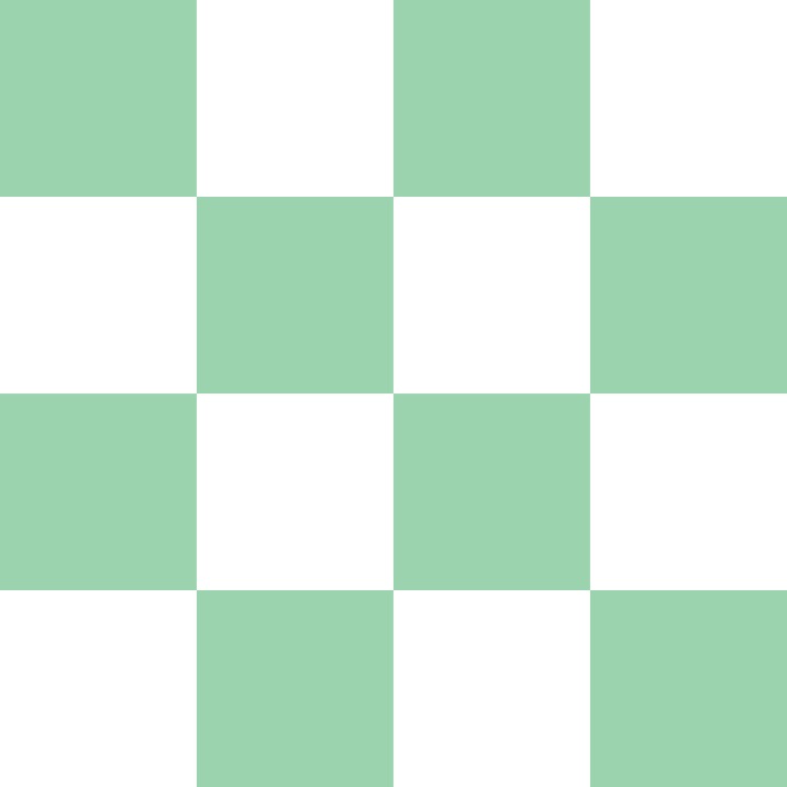 Vista Blue and White Checkerboard