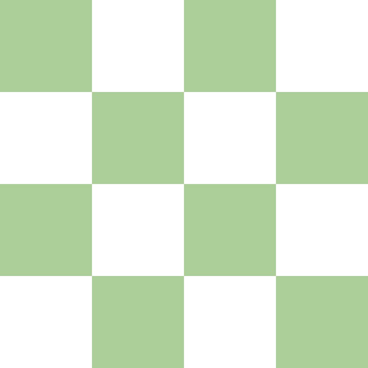 Sprout and White Checkerboard