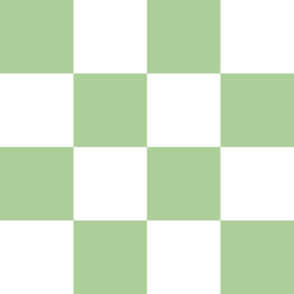 Sprout and White Checkerboard