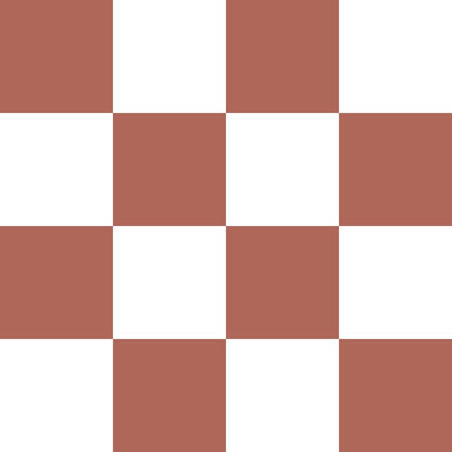 Santa Fe Red and White Checkerboard