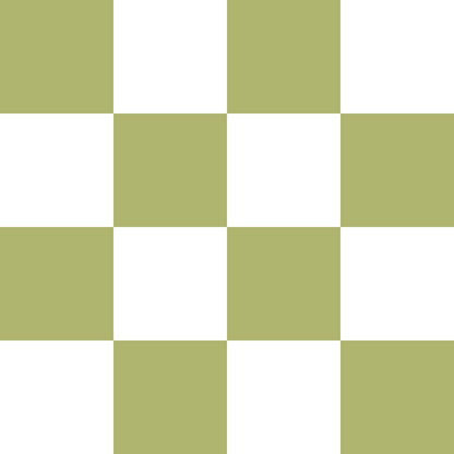 Gimblet Green and White Checkerboard