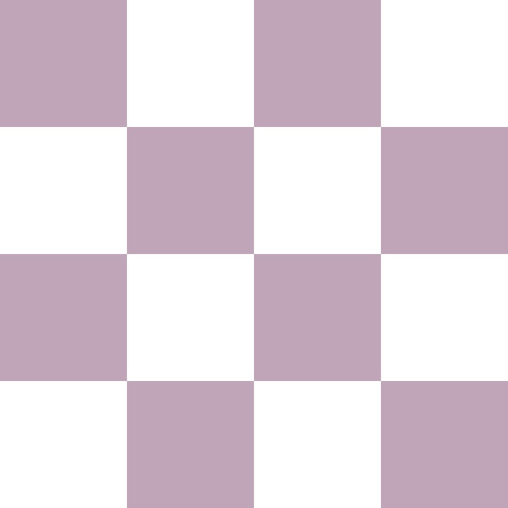 Light Mauve and White Checkerboard