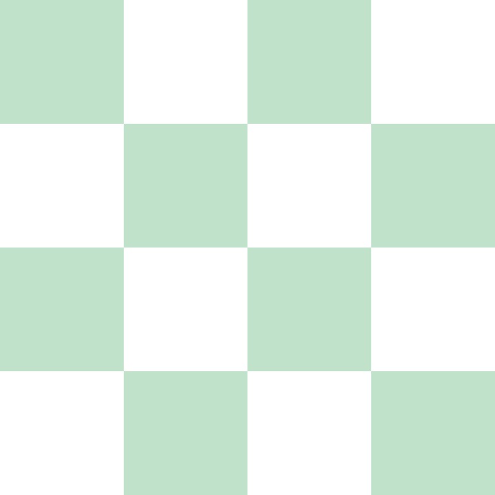 Mint and White Checkerboard