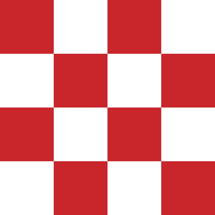 Red and White Checkerboard