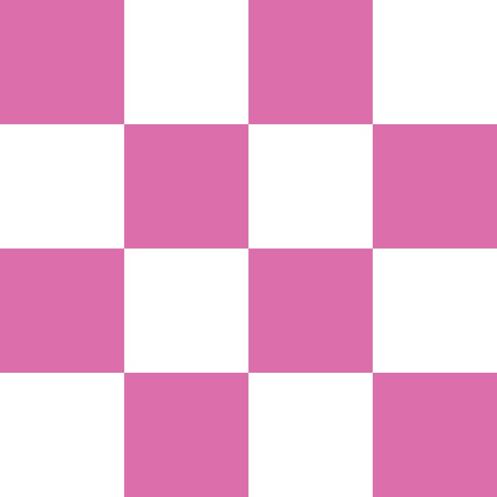 Blush and White Checkerboard