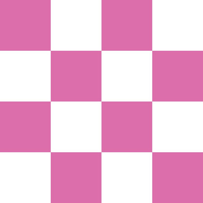Blush and White Checkerboard