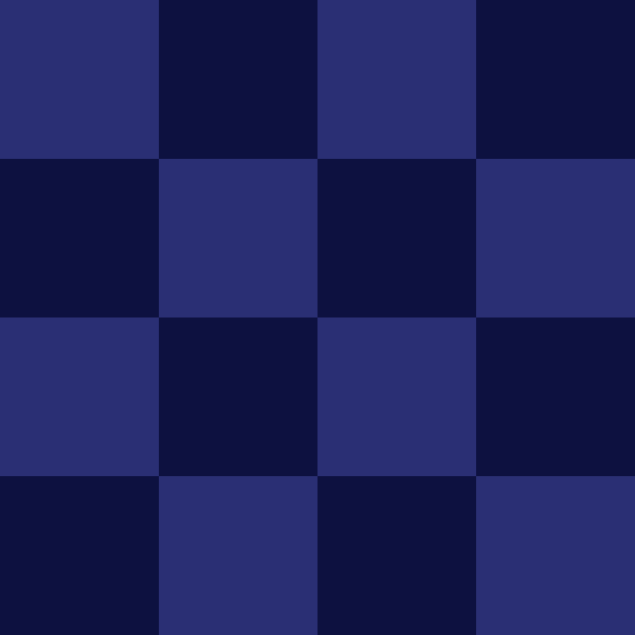 Double Dark Blue Checkerboard
