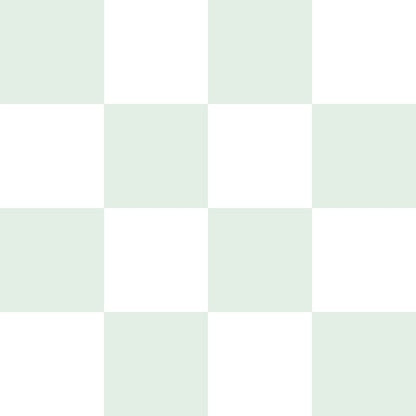 Eggshell and White Checkerboard