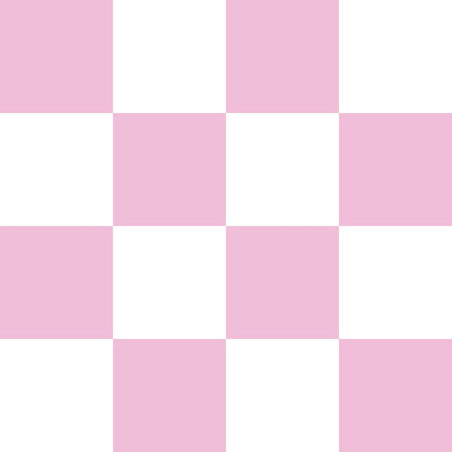 Light Pink and White Checkerboard