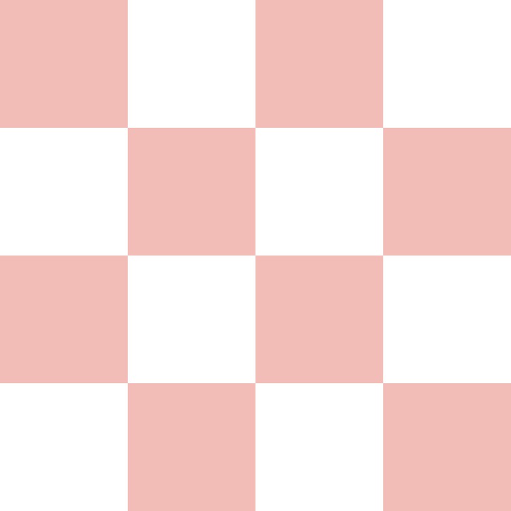 Sweet Pink and White Checkerboard