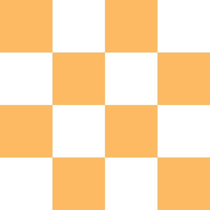 Light Orange and White Checkerboard