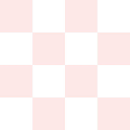 Pastel Pink and White Checkerboard