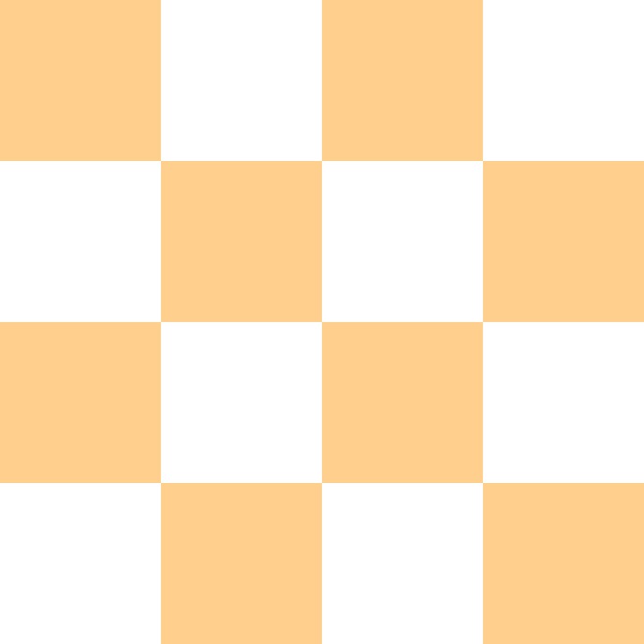 Light Yellow-Orange and White Checkerboard