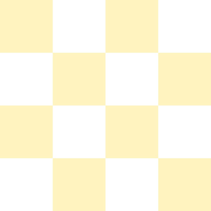 Pale Yellow and White Checkerboard