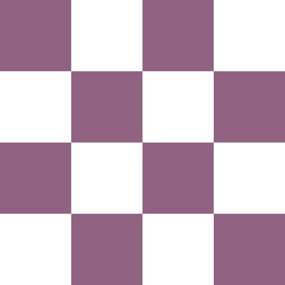 Mute Plum and White Checkerboard
