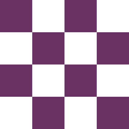Plum and White Checkerboard