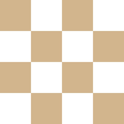 Tan and White Checkerboard