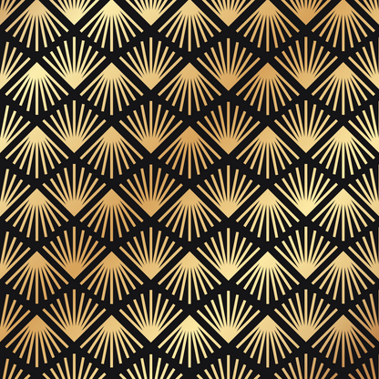 Gold Fan Pattern