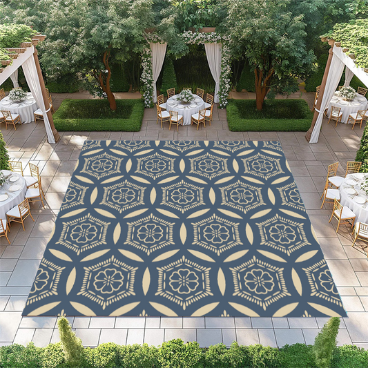 Hexagon Circle Flower Pattern