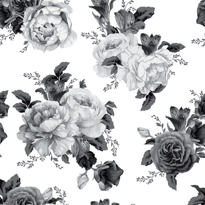 Black and White Roses