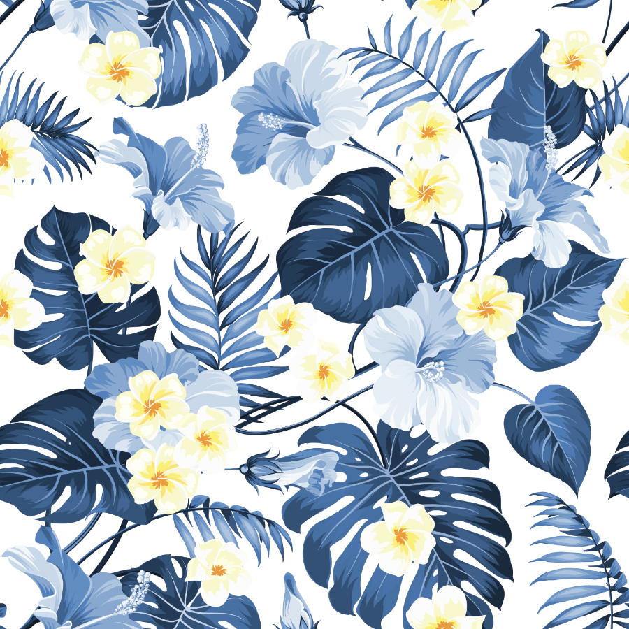 Blue and Yellow Flowers