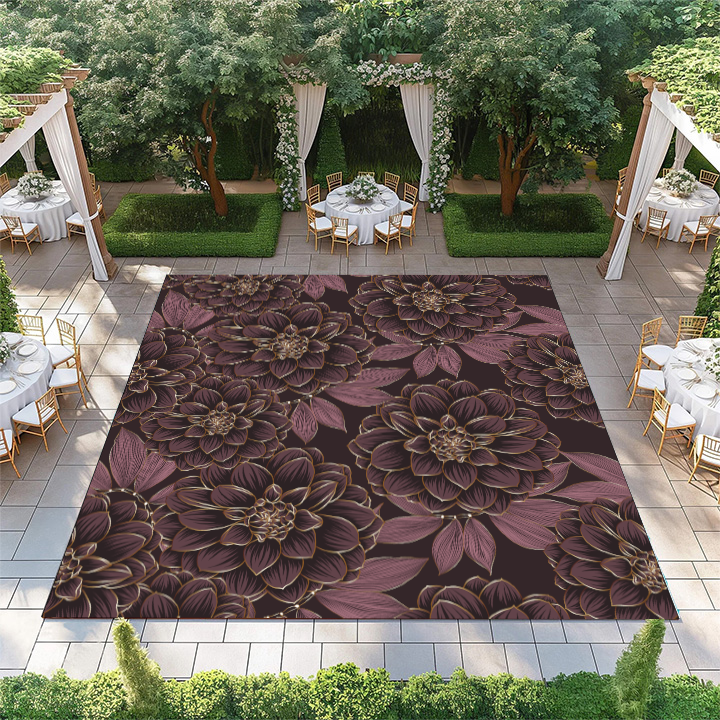 Purple Hydrangea Pattern