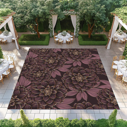 Purple Hydrangea Pattern