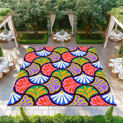 Bright Tropical Floral Pattern