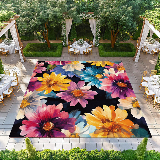 Colorful Watercolor Floral Pattern