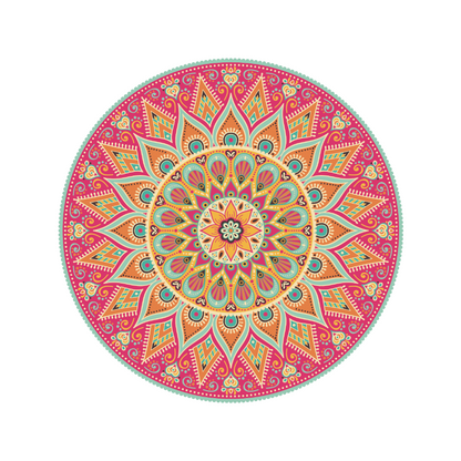 Pink and Orange Mandala