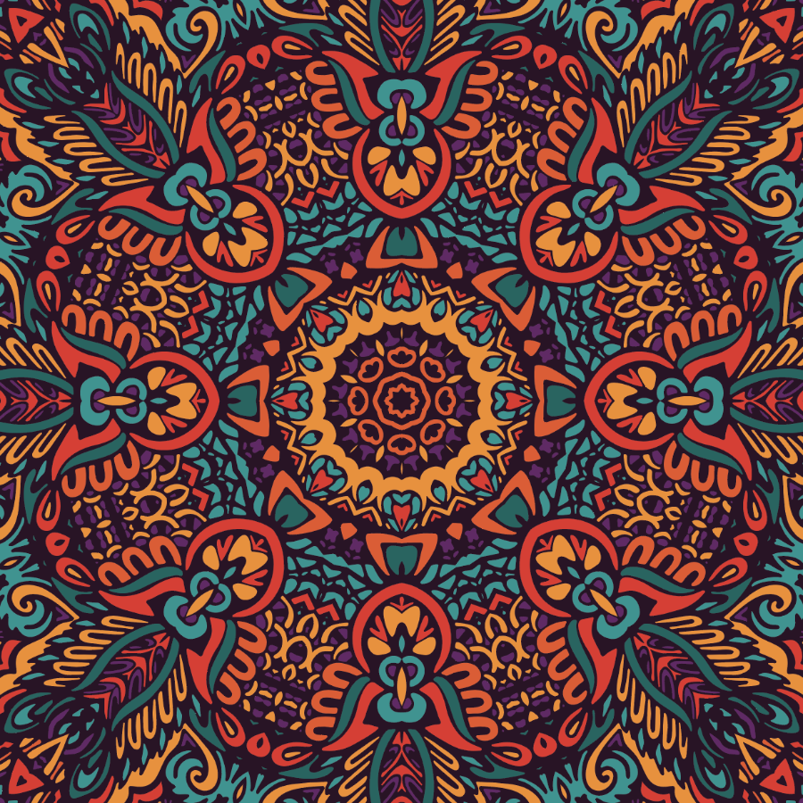 Festive Abstract Mandala