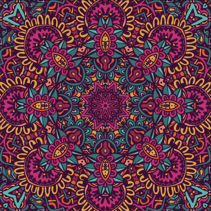 Abstract Floral Mandala