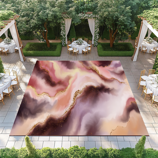 Pink, Purple and Cream Marble