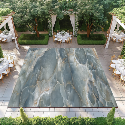 Blue and Cream Marble